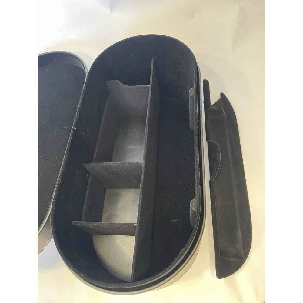 DYSON Airwrap Leather Storage CASE ONLY Black Purple Trim Excellent Condition - Picture 8 of 16